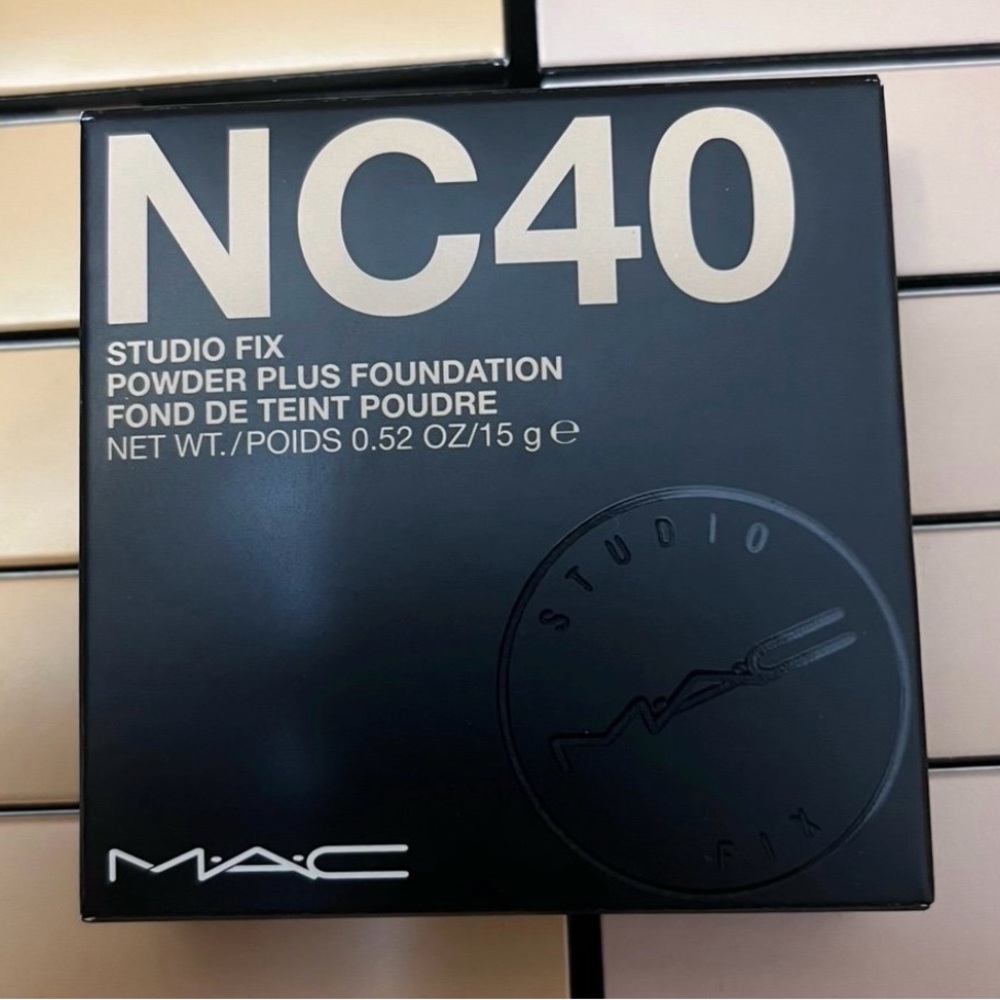 New NC40 MAC Cosmetics Studio Fix Powder Plus Foundation old version